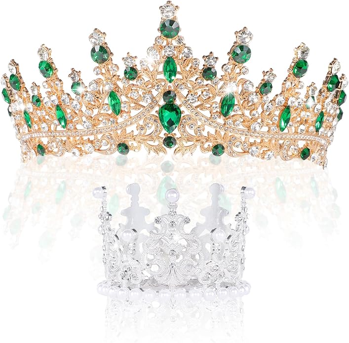 Crowns for Women - Tiaras for Women Crystal Queen Crown for Birthday Costume Party Celebration