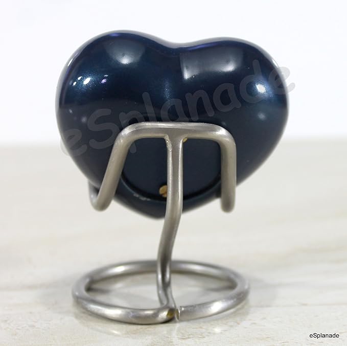 eSplanade cat Dog pet Cremation Mini Heart urn Keepsake Memorial | Small urn for Ashes Funeral Burial