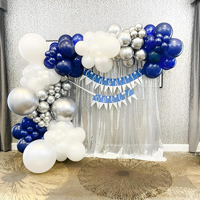 Navy Blue Balloons, 66pack 12inch Dark Blue Latex Party Balloons for Graduation, Wedding, Birthday, Baby Shower, Gender Reveal, Anniversary Party Decorations