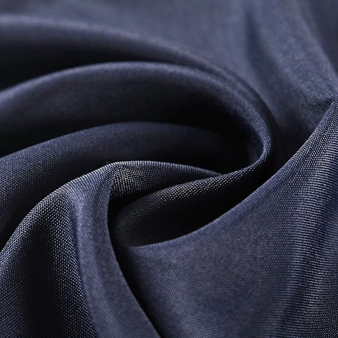 Cloth Napkins 17x17 inch Washable Polyester Dinner Napkins Soft Table Napkins for Wedding Party Dining Banquet(Navy,25PCS)