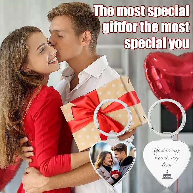 Customized Double Sided Keychain - Personalized Engraved Text/Number/Name Keychain, Custom Key chain Gift for Boyfriend