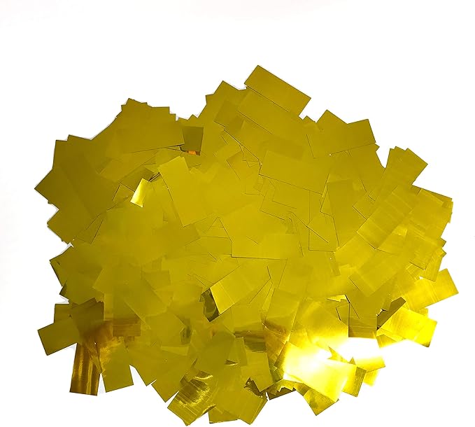 Confetti Sky [6 Pack] 12 Inch Confetti Cannons | Gold Confetti Poppers for Wedding Celebration, Birthday Party, Pranks, Graduation, Christmas Eve and New Year Celebration