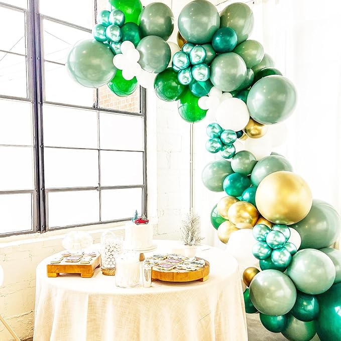 Sage Green Balloons, 66pack 12inch Olive Green Latex Party Balloons for Baby Shower, Graduation, Wedding, Birthday, Bridal Shower, Anniversary Party Decorations