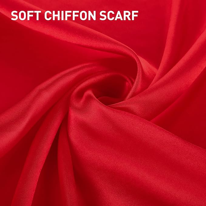 Aneco 6 Pack 50s Set Chiffon Scarf Cat Eye Glasses Bandana Tie Headband Earrings