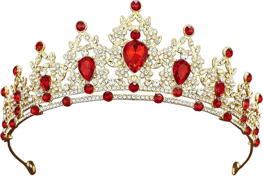 Crown Tiara for Women Queen Crown Rhinestone Wedding Crowns Birthday Tiara Women's Hair Accessories Costume Party Halloween Decor Prom Gifts