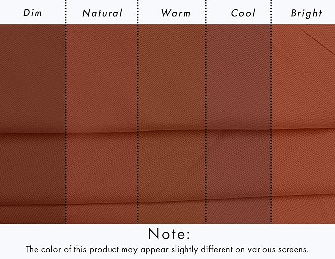 Ruvanti Premium Cloth Napkins Set of 12, 18x18 Inches, 100% Cotton, Washable, Soft & Absorbent, Perfect for Wedding, Christmas, ‎Thanksgiving Dinners - Rust