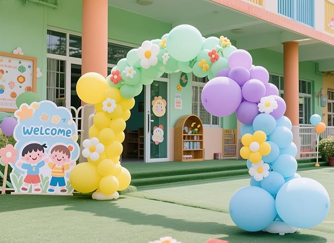 Pastel Green Balloons 145pcs Different Sizes 18 12 10 5 Inches Mint Green Latex Balloon Garland Arch for Birthday Baby Shower Wedding Anniversary Graduation Party Decorations