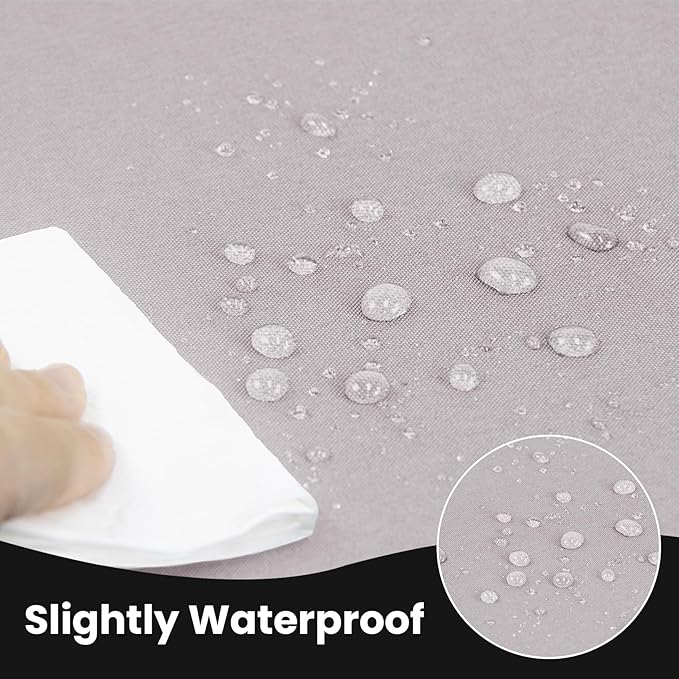 Ascoza 2 Pack Fitted Tablecloth for 4 Foot Rectangle 48 x 24 Inch Silver Table Covers Water Resistant Polyester Cloth for Folding, Parties,Display, Trade Show (Silver)