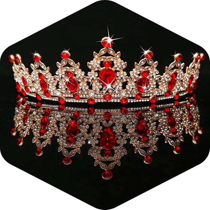 Kamirola - Queen Crown and Tiaras Princess Crown for Women and Girls Crystal Headbands for Bridal, Princess for Wedding and Party（01）