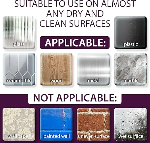 Large Sticky Dots 200PCs - Clear Glue Gel Dots Removable - Self Adhesive Dots Double Sided - Sticky Tack for Collectibles, Figurines Home Decor, Arts and Crafts