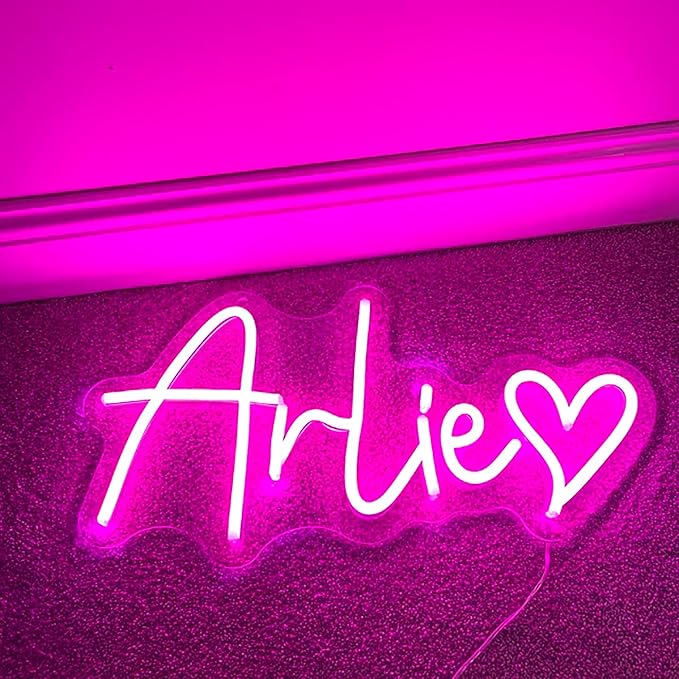 Custom Neon Signs, Neon Sign Customizable for Wall Decor, Custom Kids Name Sign,Personalized Neon Sign for Wedding Birthday Party Christmas Gifts