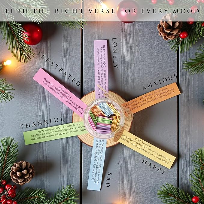 Bible Verse Jar for Best Friend – 92 Color-Coded Scriptures for Encouragement, Inspirational Birthday Gift for Women, Bestie Keepsake Jar, Christian Christmas Gifts for Women