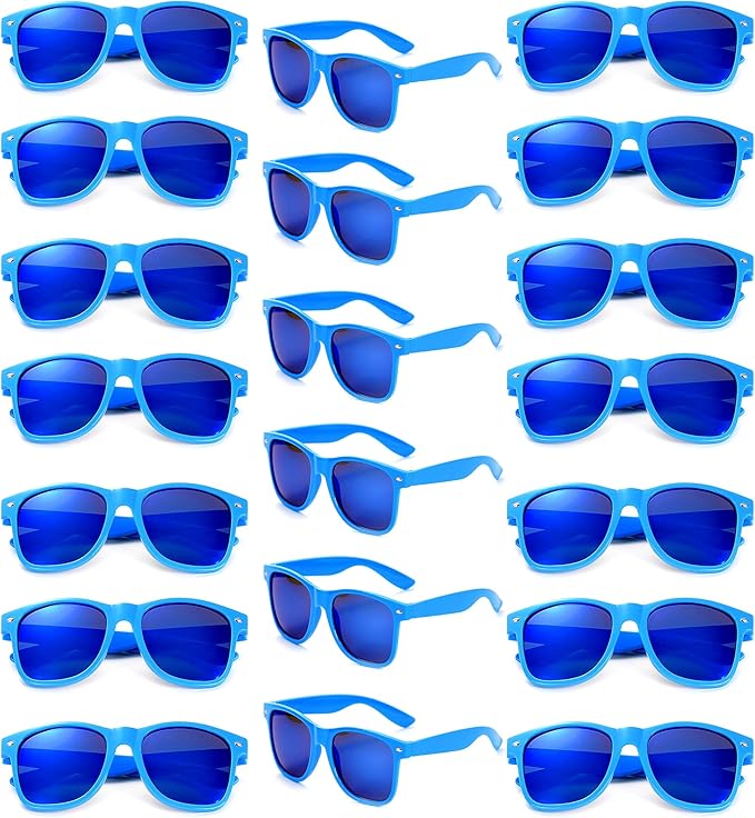 Eyegla Sunglasses Bulk Adults Party Sunglasses 80s Shades Eyewear Party Favors Glasses 10/20 Pack