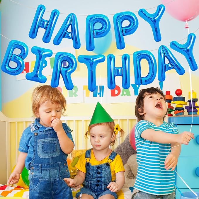 LIOZEOKUN Letter Balloons 16 Inch Alphabet A-Z Mylar Foil Balloons 2 Set for Wedding Birthday Party Decoration Banner Custom Phrase 52 Pcs