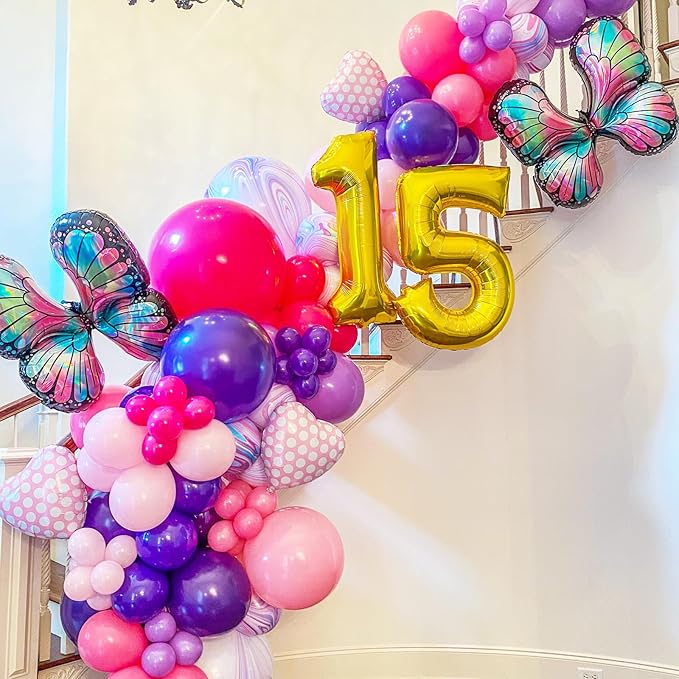 Dark Purple Balloons, 66pack 12inch Deep Purple Latex Party Balloons for Halloween, Graduation, Wedding, Birthday, Baby Shower, Anniversary, Valentine's Day Party Decorations