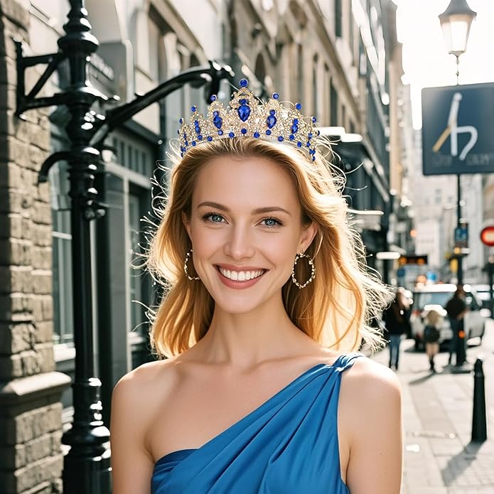 tiaras and crowns for women queen crowns for Women and Girls Crystal Princess Tiaras Rhinestone Tiaras For Wedding Bridal Birthday Prom Pageant Party