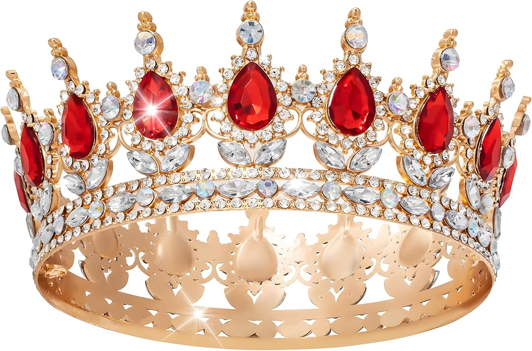 Crown Tiara for Women Queen Crown Rhinestone Wedding Crowns Birthday Tiara Women's Hair Accessories Costume Party Halloween Decor Prom Gifts