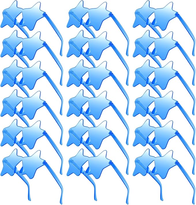 Morcheiong 10/20/30/40 Pack Star Sunglasses Colorful Rimless Sunglasses, Cool Pool Wedding Party Favor Pentagram Glasses