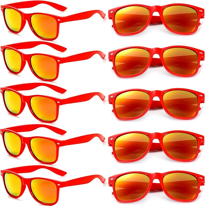 Eyegla Sunglasses Bulk Adults Party Sunglasses 80s Glasses Shades for Party Favors 8/10/20/30Pack
