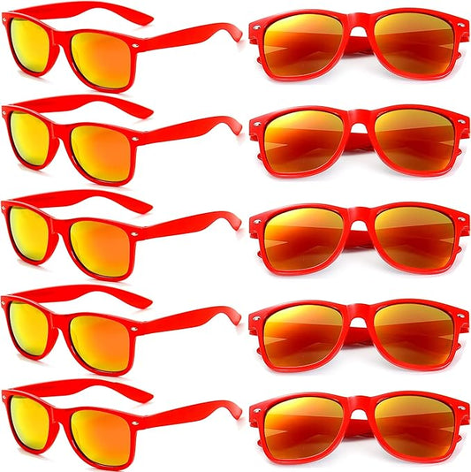 Eyegla Sunglasses Bulk Adults Party Sunglasses 80s Glasses Shades for Party Favors 8/10/20/30Pack