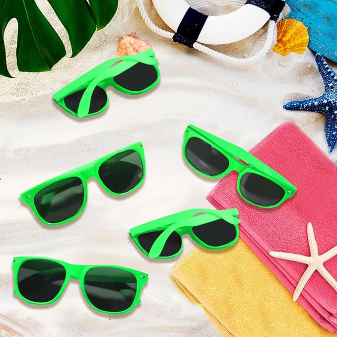 Colorful Party Sunglasses Bulk 20 Packs for Wedding Beach Summer Pool Party Supplies Goodie Bags Stuffers