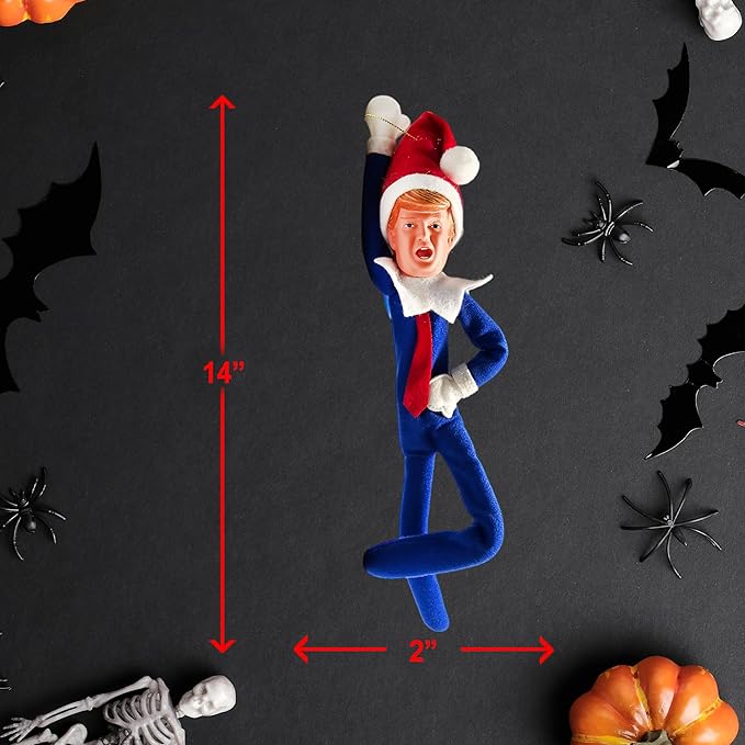 Suit Donald Elf 35cm Christmas Elf Decoration — The Donald Christmas Elves Ornaments for Supporters and Patriotic Americans | The #1 2025 Gifts