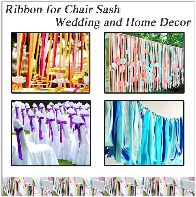 ATRBB 25 Yards 1-1/2 inch Wide Satin Ribbon Perfect for Wedding,Handmade Bows and Gift Wrapping(Lilac)