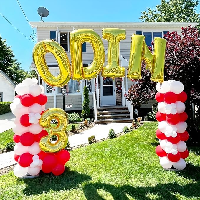 Big Alphabet J Foil Letter Balloons 40 Inch Self Inflating Name Balloon Decor for Women's Birthday & Anniversary