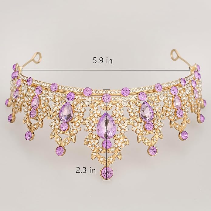 tiaras and crowns for women queen crowns for Women and Girls Crystal Princess Tiaras Rhinestone Tiaras For Wedding Bridal Birthday Prom Pageant Party