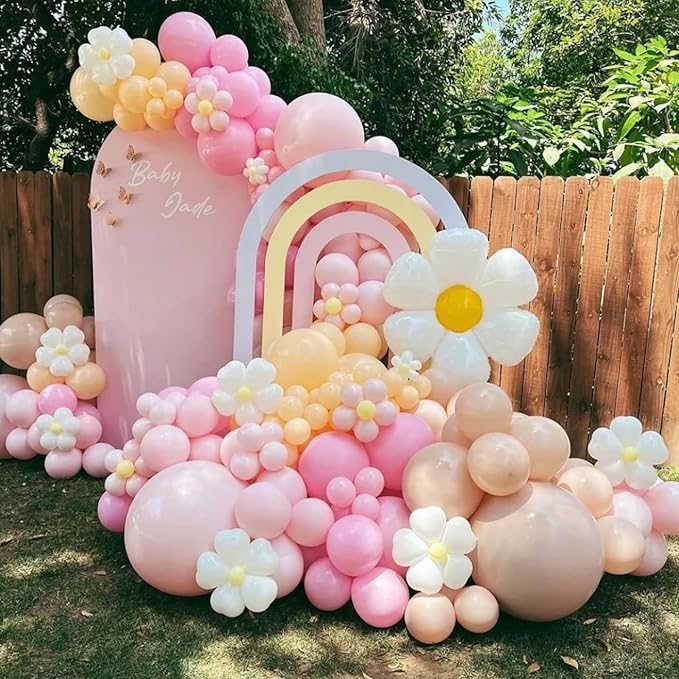 90pack Pink Balloons Different Size 18/12/10/5 Inch Pink Balloon Garland Arch Kit for Graduation, Wedding, Birthday, Princess, Valentine's Day, Baby Shower, Anniversary Party Decorations