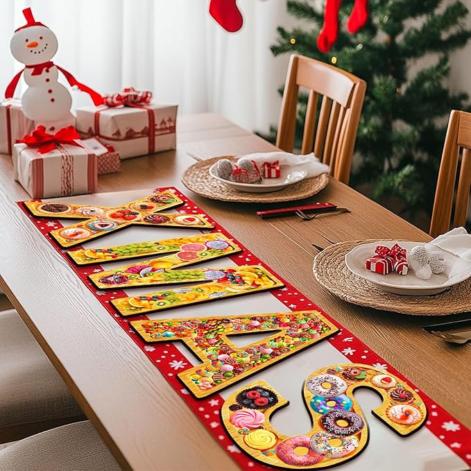 Christmas Charcuterie Boards Xmas Serving Platters Wooden Christmas Serving Trays for Food Candy Fruit Container Fillable Xmas Tabletop Serving Dish Charcuterie Boxes for New Year Party Home Supplies