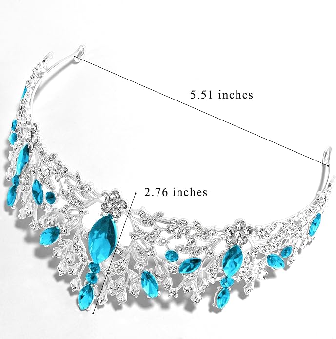 TAROSE Crowns for Women and Girls, Queen Crystal Gold Silver Tiaras with White Rhinestone and Combs, Goddess Crown for Wedding Bride Birthday Princess Bridal Shower Hair Accessories for Women