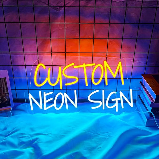 Custom Neon Signs,USB Powered Neon Signs, Custom LED Sign, Neon Signs for Wall Decor Led Sign for Bedroom Wedding Birthday Party