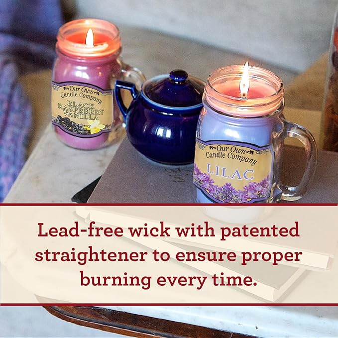 Our Own Candle Company, Fizzy Pop Scented Mason Jar Candle, 100 Hour Burn Time, 13 Ounces