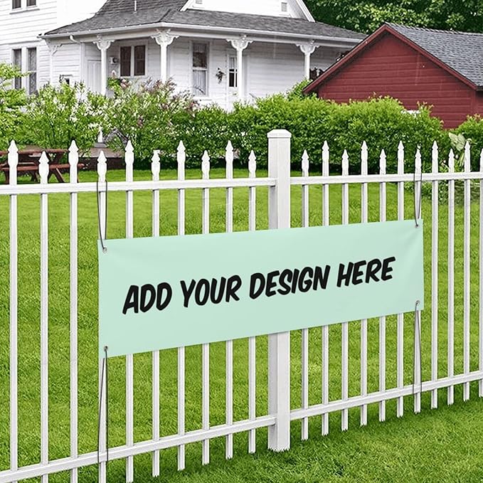 Custom Banners And Signs Customize With Photo Logo Text Personalized Banner For Parties Business Birthday Graduation Indoor Outdoor 12 X 47 Inch