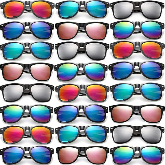 Eyegla Sunglasses Bulk Adults Party Sunglasses 80s Glasses Shades for Party Favors 8/10/20/30Pack