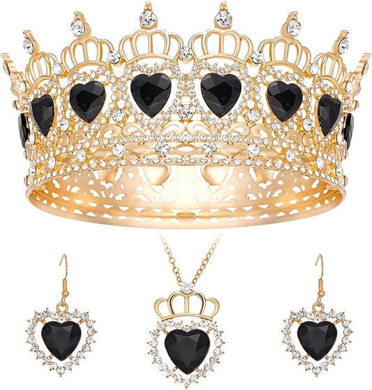 Queen Crown Rhinestone Wedding Crowns and Tiaras for Women Costume Party Hair Accessories Princess Birthday Crown Crystal Bridal Crown