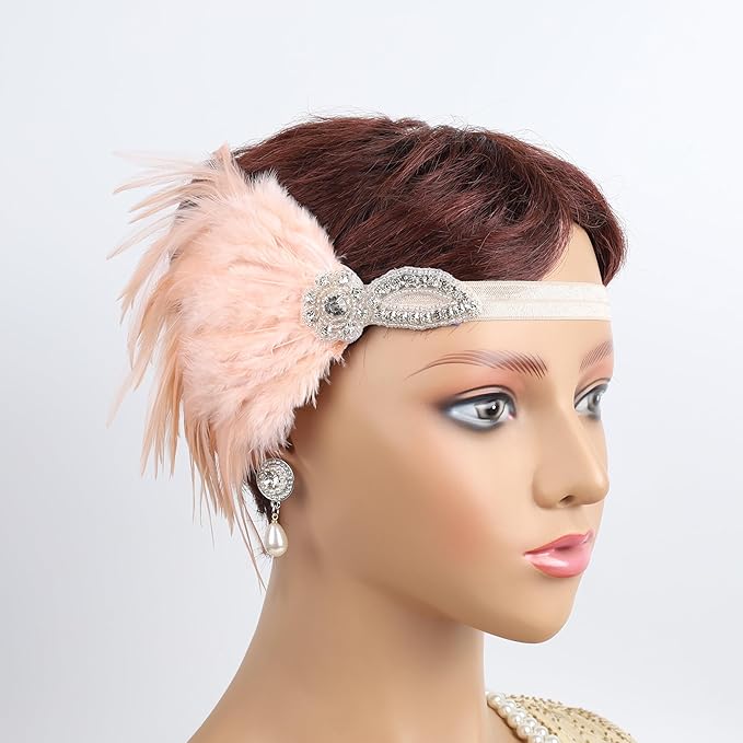 1920s Flapper Accessories Sets Roaring 20s Gatsby Costume Accessories Set for Women