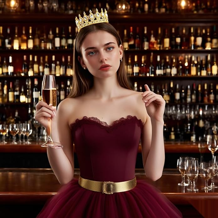 Crown Tiara for Women Queen Crown Rhinestone Wedding Crowns Birthday Tiara Women's Hair Accessories Costume Party Halloween Decor Prom Gifts