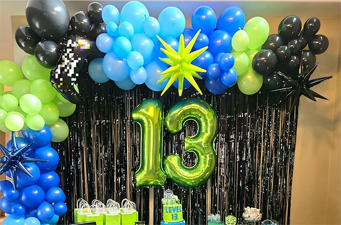 Light Green Number 1 Balloon 40 inch, Number 1 Birthday Balloons for Boy Girl, Light Green Foil One Balloon for 1st 10 11 12 16 18 Birthday Party, Anniversary Celebration Numbers Decorations