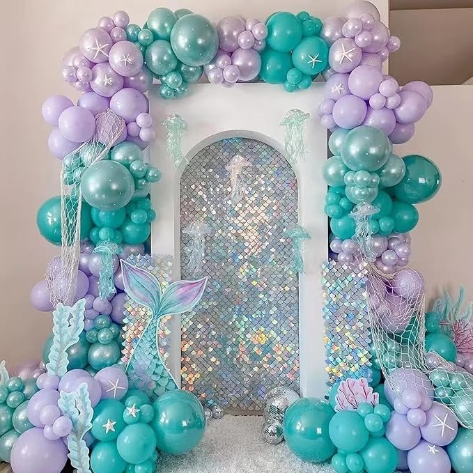 90pack Pastel Purple Balloons Different Size 18/12/10/5 Inch Pastel Purple Balloon Garland Arch Kit for Graduation, Wedding, Birthday, Baby Shower, Anniversary, New Year Party Decorations
