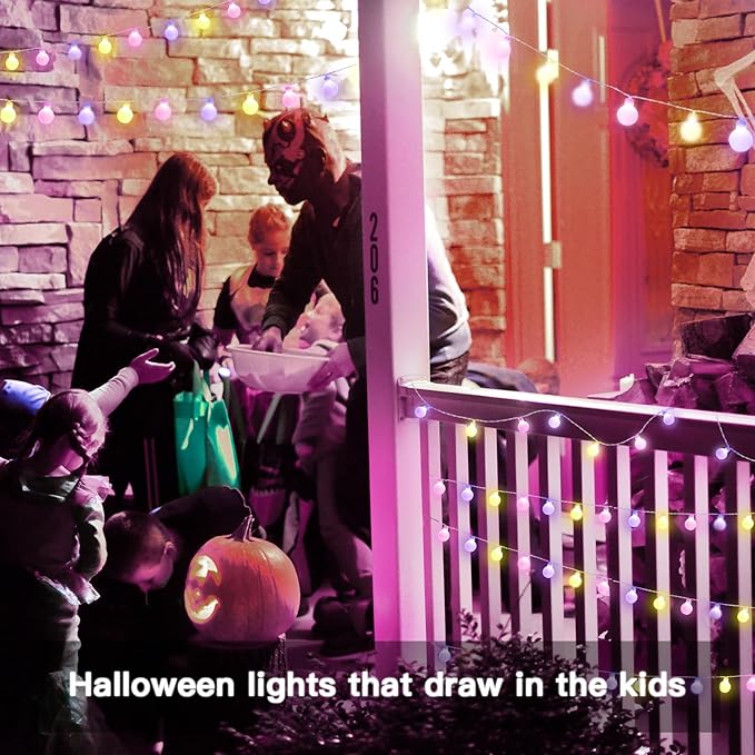 suddus Pastel Christmas Lights, 100 LED Colorful Globe Twinkle Lights Plug in, String Lights with Remote and Timer for Kids’Room, Party, Bedroom, Outdoor, Tree, Decor