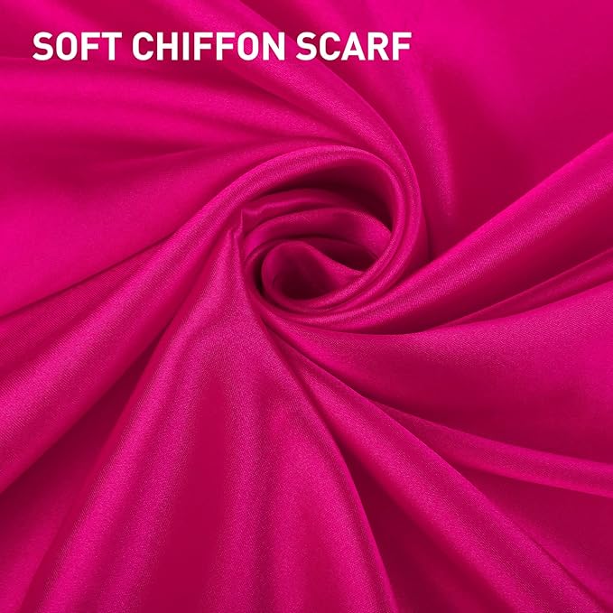 Aneco 6 Pack 50s Set Chiffon Scarf Cat Eye Glasses Bandana Tie Headband Earrings