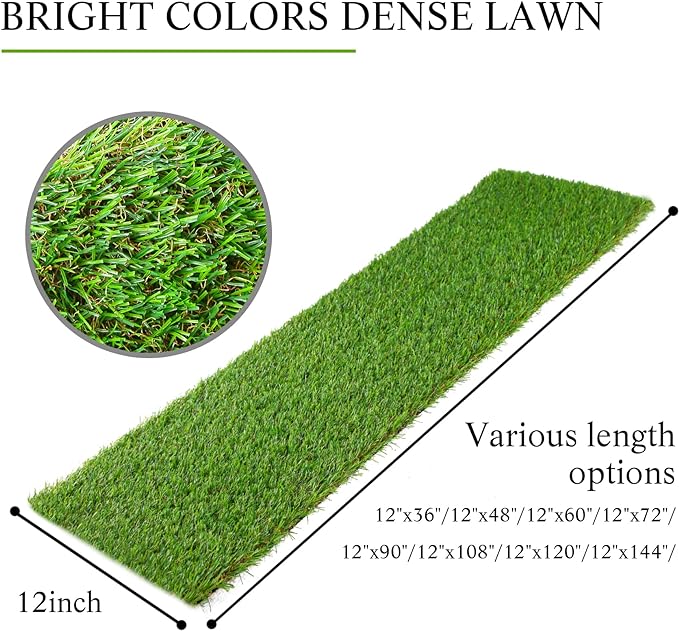 GLOBREEN Artificial Grass Table Runner 72 Inches Green Faux Turf Table Centerpiece for Football Golf Party Decorations Wedding Birthday Dining Baby Shower