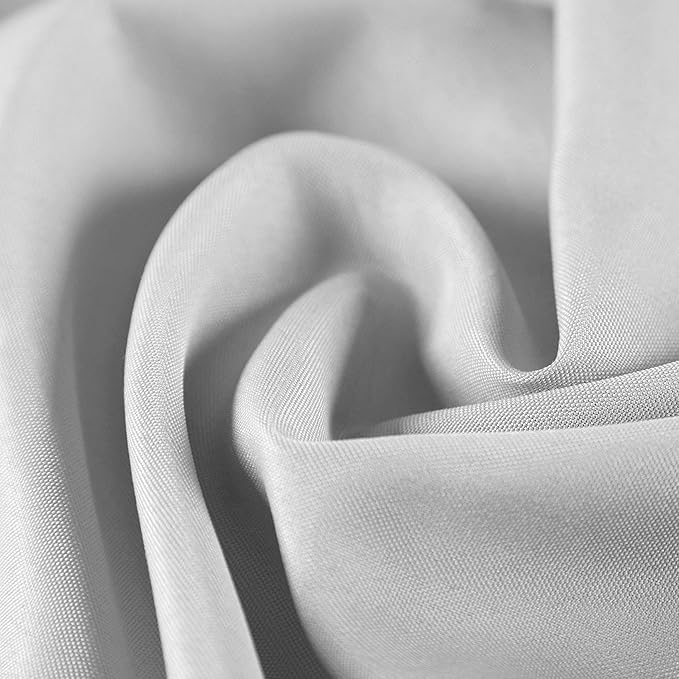 Cloth Napkins 20x20 inch Washable Polyester Dinner Napkins Soft Table Napkins for Wedding Party Dining Banquet(Silver,100PCS)