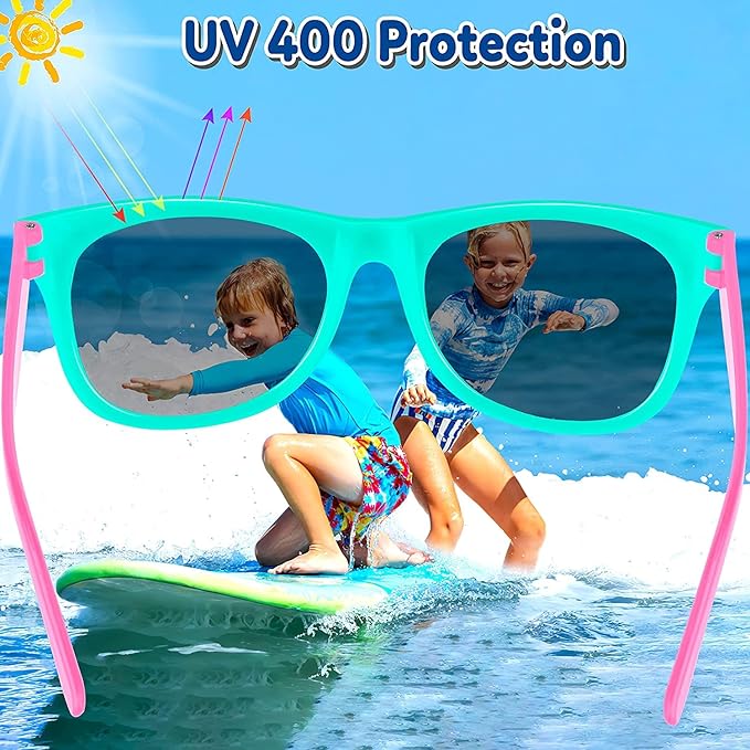 GINMIC Kids Sunglasses Bulk Party Favors, 36Pack Kids Sunglasses Party Favors with UV400 Protection for Boys and Girls, Party Favor, Birthday Graduation Party Supplies.