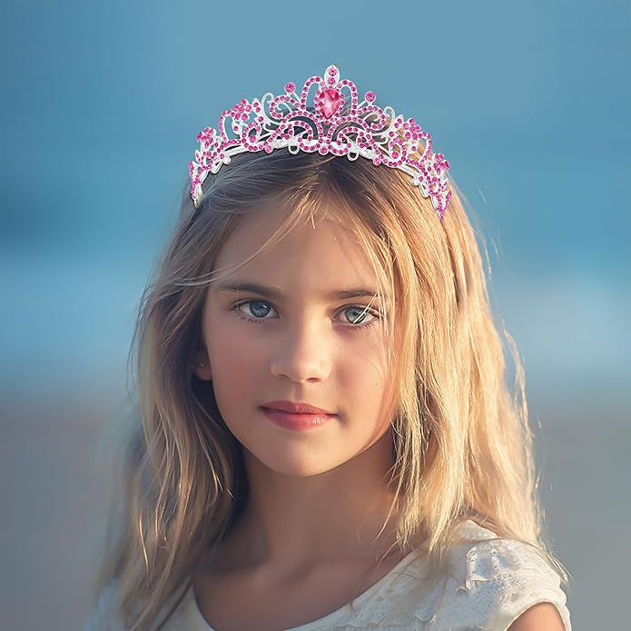 TAROSE Crowns for Women and Girls, Queen Crystal Gold Silver Tiaras with White Rhinestone and Combs, Goddess Crown for Wedding Bride Birthday Princess Bridal Shower Hair Accessories for Women