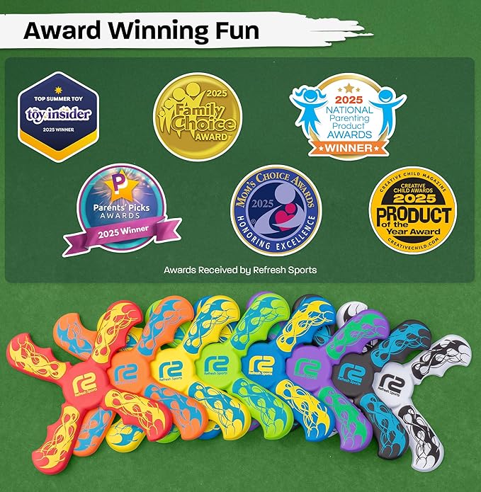 Boomerangs for Kids - Christmass Gifts for Grandkids Boys & Girls All Ages - Outdoor Flying Disc - Fun Boy Stocking Stuffers - Boys Toys Age 8-10 Year Old & 10-12 & Up - Beach Toys for Kids Presents