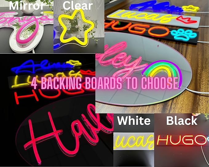 ADVPRO Custom Baby Shower LED Neon Signs, Customizable for Birthday Party, Personalized Large Led Neon Light Sign with Surname, Name, Nickname, Character Name Logo