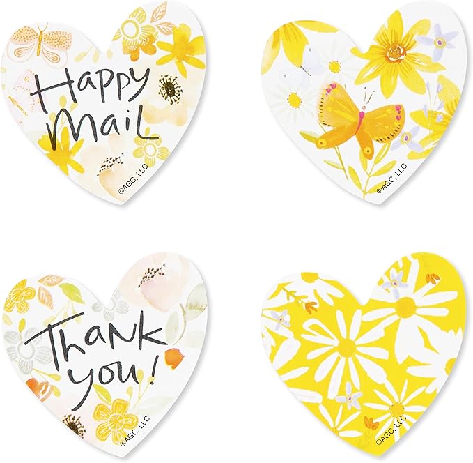 American Greetings 500-Count Stickers with Dispenser - Designed by Kathy Davis, Hearts